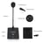 Système Microphone Sans Fil UHF 4 Canaux Pour Conférences Et Événements YONIS