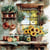 4 serviettes en papier découpage collage 33 cm CUISINE RUSTIQUE D 105
