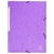 Chemise à élastiques Maxi capacity carte lustrée 425gm2 - A4 - Violet - x 25 - Exacompta