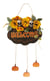 P'TIT CLOWN - Pancarte à Suspendre - Plaque de Porte - Décoration Halloween - Parfait pour Créer une Ambiance Terrifiante (Plaque de porte Welcome, H 35 cm x L 48 cm)