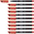 Lot de 10 stylos-feutres permanents pointe moyenne 1 mm - STABILO OHPen - Rouge