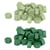 Perles de cire hexagonales - Vert clair + Vert foncé
