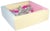 Piscine à balles carrée avec 300 balles – rose, bleu, jaune p/perle, transparent, rose, argent - Velinda