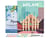 Peinture par Numéro Figured'Art avec Cadre - Affiche Vintage Milan - Kit de Loisir Créatif DIY Numéro d'Art Complet - 40x50cm toile tendue sur châssis