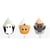 6 Wrappers - Cupcakes Halloween