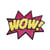 Patch Wow ! , 6,5x5,2cm, pour repasser, 1pce.