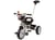 Tricycle PRO100 Noir avec Panier et Roues EVA pour Enfants