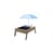 AXI Linda Table sable et eau avec Cuisine et evier Marron Parasol Bleu Blanc - Axi House