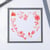 Pochoirs superposés - Couronne de fleurs en cœur - 4 pièces - Sizzix