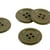 Lot de 3 boutons 100% nacre ronds kaki