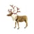 Hansa Peluche Geante Renne Nordic 165 cm L et 150 cm H - Hansa Peluches Géantes - Marron