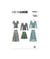 Patron New Look 6804 - Hauts et jupes en maille femme taille n°FR 36-50