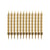 Bougie - lot de 12 - or