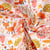 Tissu Coton imprimé Foxy herault sur fond Blanc