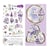 12 papiers scrapbooking motifs à découper 15,5 x 30, 5 cm Craft O Clock A LITTLE INSPIRATION 506