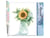 Peinture par Numéro Figured'Art - Bocal de Tournesols - Kit de Loisir Créatif DIY Numéro d'Art Complet - 40x50cm sans châssis en bois