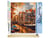 Peinture par Numéro Figured'Art - Soleil à Amsterdam - Kit de Loisir Créatif DIY Numéro d'Art Complet - 40x50cm toile roulée + châssis en bois à monter