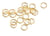200 anneaux de jonction ouverts 6 mm métal doré - création bijoux perles