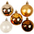 Boules de Noël, d 6 cm, or, 20pièces/ 1 Pq.
