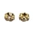 20 Perles d'espacement rondelles intercalaire bords ondulés strass transparent métal doré or 8 mm - grade A