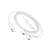 Mayaxess Écouteurs Filaires USB-C pour Xiaomi 15T avec Microphone intégré Blanc