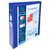 Classeur personnalisable rigide 2 poches KreaCover - 4 anneaux en D 40mm - A4 maxi - Bleu - x 10 - Exacompta