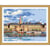 LUC - Kit point de croix Saint malo cité corsaire 38x45 cm