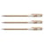 Lot de 3 Stylos roller encre gel métallique Hybrid K108 Or