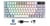 Clavier mécanique Asus ROG Azoth White - PBT keycaps, ABS, Métal - Moonlight White - 1,186 kg