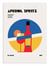 Affiche 50 x 70 cm -  Aperol Spritz Cocktail Bauhaus - Retrodrome