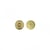 Lot de 2 fermoirs magnet à rivets couleur or 19mm