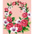 LUC - Kit canevas enfant petits trous 25x30 cm Floral