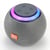 Enceinte Bluetooth Portable Extérieure Avec Lumière LED Ambiance Rouge Puissante Gris YONIS