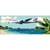 Princesse - Canevas antique L'avion 30x65cm