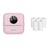 Mini Imprimante Bluetooth Thermique Avec Papier Blanc Pour Impression Clarté Rose YONIS