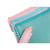Pochette à fermeture éclair en plastique souple Chromaline pastel - A5 - Couleurs assorties - x 12 - Exacompta