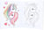 Sticker d'embellissement Depesche Ylvi Crée ta Licorne - Papier - Rose - 26 x 21 x 0,5 cm