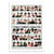 Affiche 30x40 cm - Stanley Kubrick characters - Olivier Bourdereau