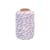 MégaCréa DIY - Ficelle coton bicolore mauve et blanc 25 m x 1,5 mm