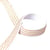 Elastique 4 bandes métalliques 32mm blanc au mètre