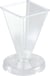 Moule à bougie Cristal Pyramide H75 mm 48x48 mm