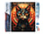 Diamond Painting Broderie Diamant Figured’Art 40x50cm toile entière roulée avec diamants carrés - Chat noir Art Déco