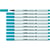 Lot de 10 Feutre pinceau Pen 68 brush, bleu clair STABILO