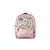 Sac à dos scolaire - POL FOX Crush - Rose - poche réversible, 2 compartiments, motif léopard