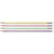 Lot de 4 Crayons graphites - BIC - Évolution pastel HB - Bout gomme