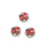 Lot de 3 boutons 2 trous enfant pompier