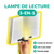 Lampe de lecture 3-en-1 - Noir - Lizia