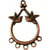 MégaCréa - Breloque pendentif Diviseur colombe Cuivré