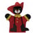 Marionnette Chat Botte 32 cm - Bass&Bass - Rouge