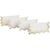 8 Marque-Places Vichy Lilas, Rose, Jaune, Vert et Or